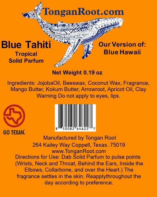 Blue Tahiti Solid Perfume
