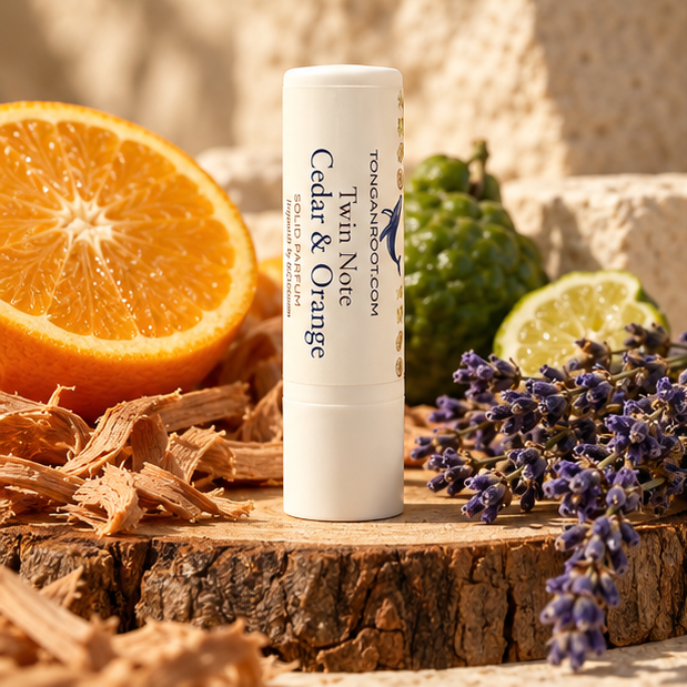 Cedar and Orange Solid Perfume