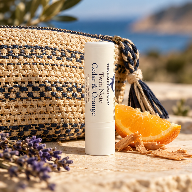 Cedar and Orange Solid Perfume